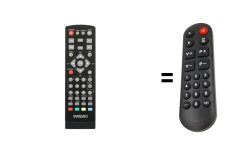 EVOLVEO GAMMA T2 Dual HD DVB-T2 H.265/HEVC náhradný diaľkový ovládač pre seniorov