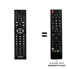 LCD technology 22-108 replacement remote control of a different appearance.