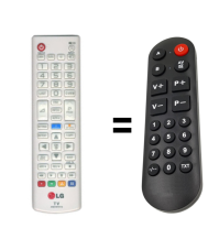LG AKB73975716 náhradní dálkový ovladač pro seniory
