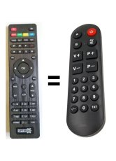 MULTIBOX HD DVB S2 náhradní dálkový ovladač pro seniory