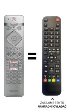 Philips 996599002217 náhradný diaľkový ovládač iného vzhľadu