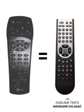 LG 6711R1P019B  replacement remote control BC909P