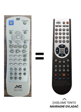 JVC XV-N672 Náhradné diaľkové ovládanie iného vzhľadu