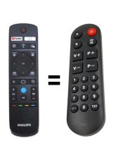 Philips 43HFL5014 náhradný diaľkový ovládač pre seniorov.