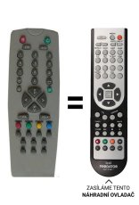 Sanyo, Tesla, Orava, Vestel RC3040 náhradní dálkový ovladač jiného vzhledu