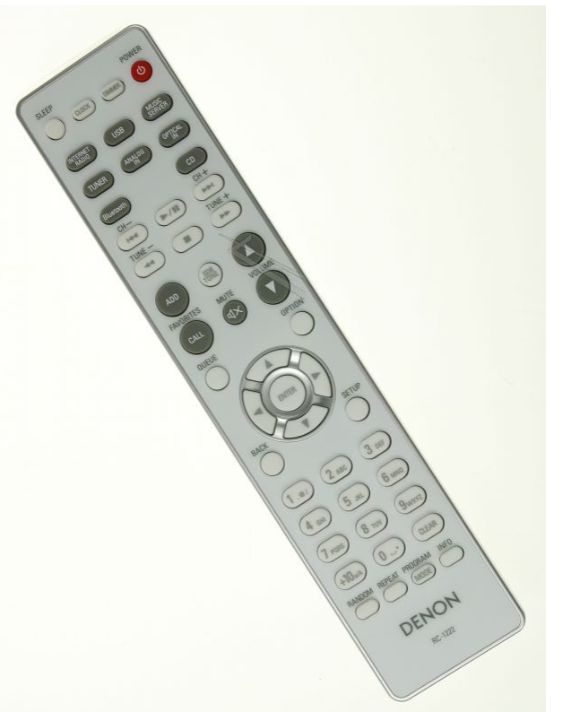 Denon RC-1222 original remote control - white
