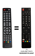 SHARP AQUOS SHW/RMC/0103N replacement remote control