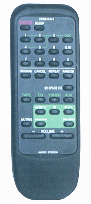 Panasonic EUR644344 náhradní dálkový ovladač