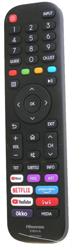 Hisense A21100A Originálne diaľkové ovládanie