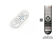 Philips MC230, MC235, MC230E Replacement Remote Control.
