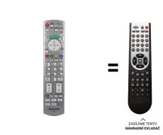 Panasonic N2QAYB000572 náhradní dálkový ovladač jiného vzhledu
