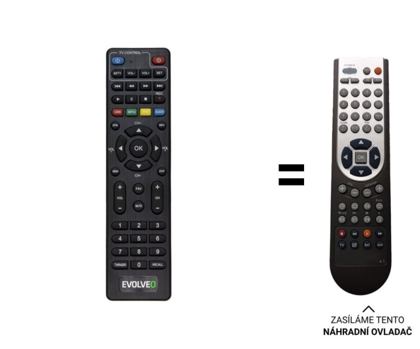 EVOLVEO ALPHA T2 A replacement remote control
