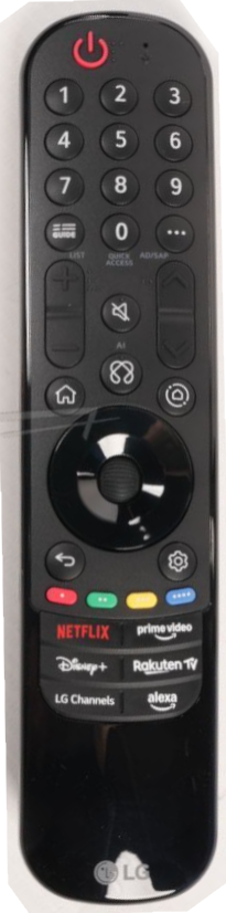 LG AN-MR25GB original remote control with numbers and AI