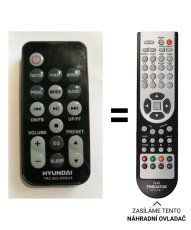 Hyundai TRC 802 DRSU3 Replacement Remote Control