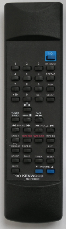 KENWOOD RXD-M55 replacement remote control with the same description