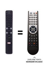 TCL 50C715 Náhradné diaľkové ovládanie iného vzhľadu