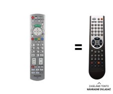 Panasonic N2QAYB000572 náhradní dálkový ovladač jiného vzhledu