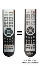 Grundig replacement remote control  TP110C TP715, TP750, TP751, TP800, TP810C, TP850C