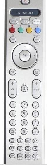 PHILIPS 20PF4121 náhradný diaľkový ovládač rovnakého vzhľadu