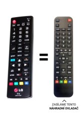 LG AKB73715601, AKB73715634, AKB74475479 náhradní dálkový ovladač jiného vzhledu
