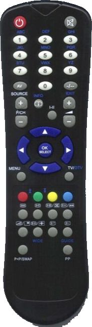 Orava LT823 LED E62B náhradný diaľkový ovládač rovnakého vzhľadu