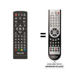 Gogen DVB 132 T2PVR náhradní dálkový ovladač jiného vzhledu