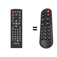 Mascom MC750T2 HD náhradní dálkový ovladač pro seniory