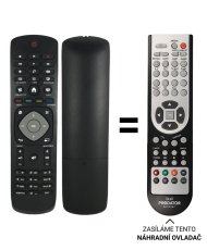 Philips 32PFS4132/12 Náhradné diaľkové ovládanie iného vzhľadu