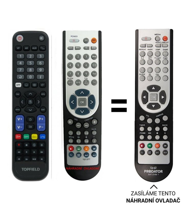 Topfield TF-S3000RHD Replacement Remote Control