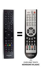 Panasonic RC4861 náhradní dálkový ovladač jiného vzhledu