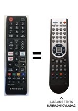 Samsung QE43Q64T náhradní dálkový ovladač jiného vzhledu