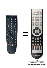 Grundig Vision2 19-2930TDVD, 22-2930TDVD Náhradné diaľkové ovládanie iného vzhľadu