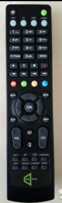 Humax IR HD5100s, HDCI 5000 náhradní dálkový ovladač pro seniory