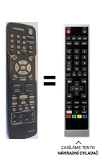 Thomson DTH 8750E náhradní dálkový ovladač jiného vzhledu