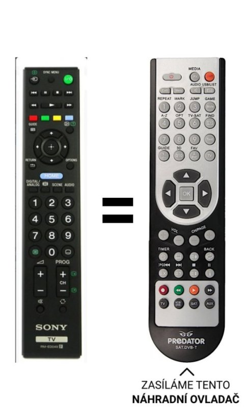 Sony RM-ED049 Náhradné diaľkové ovládanie iného vzhľadu