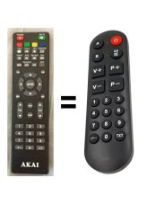 AKAI LET32HR3280, LET32FHD3283 náhradní dálkový ovladač pro seniory