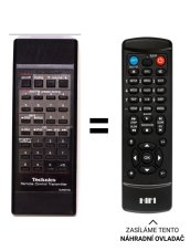 Technics SA-R230, EUR64758 náhradný diaľkový ovládač iného vzhľadu