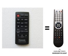 Panasonic N2QAYC000079 náhradní dálkový ovladač jiného vzhledu