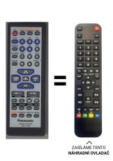Panasonic EUR7710030, N2QAGB000028 náhradní dálkový ovladač jiného vzhledu