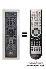 LG AKB33871401 náhradní dálkový ovladač jiného vzhledu