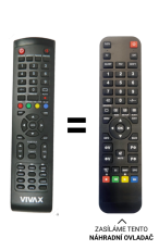 Vivax TV40LE140T2S2, TV-40LE140T2S2 replacement remote control of a different appearance