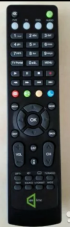 Humax IR HD5100s, HDCI 5000 náhradní dálkový ovladač pro seniory