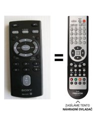 Sony RM-X211 Nahradenie diaľkového ovládania iného vzhľadu pre auto rádio