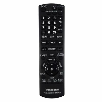 Panasonic N2QAYA000008, RX-D55A diaľkové ovládanie