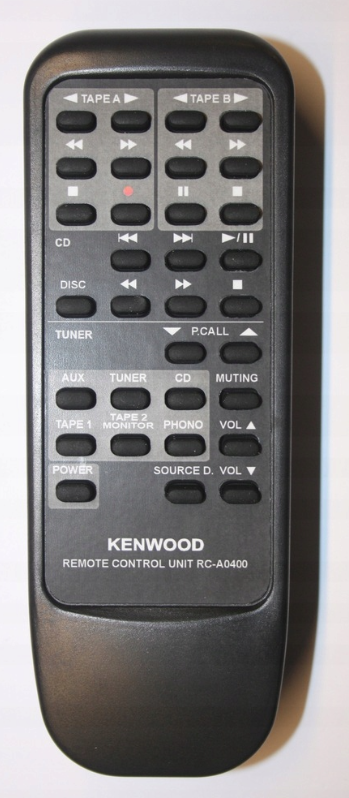 Kenwood RC-A0400 replacement remote control with the same description.