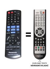 Panasonic SC-XH10, N2QAYB000627 náhradní dálkový ovladač jiného vzhledu
