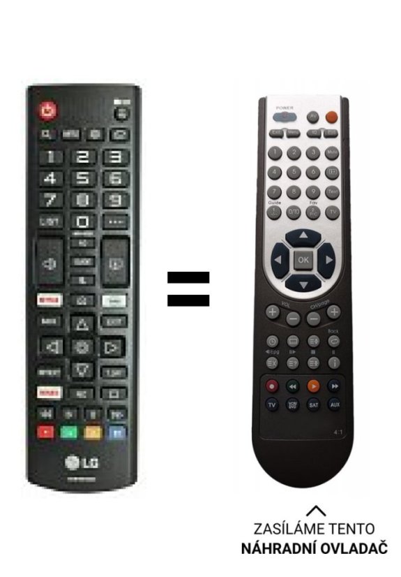 LG 32LM6300 náhradní dálkový ovladač jiného vzhledu