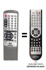 Thomson DPL912VD, DPL912VR Replacement Remote Control.