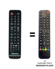 Samsung UE43NU7192, UE40NU7192 náhradní dálkový ovladač jiného vzhledu
