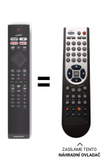 Philips 996592105091 Náhradné diaľkové ovládanie iného vzhľadu